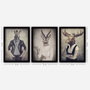 Wallity Cuadro Decorativo Enmarcado Desconocido (3 Piezas)